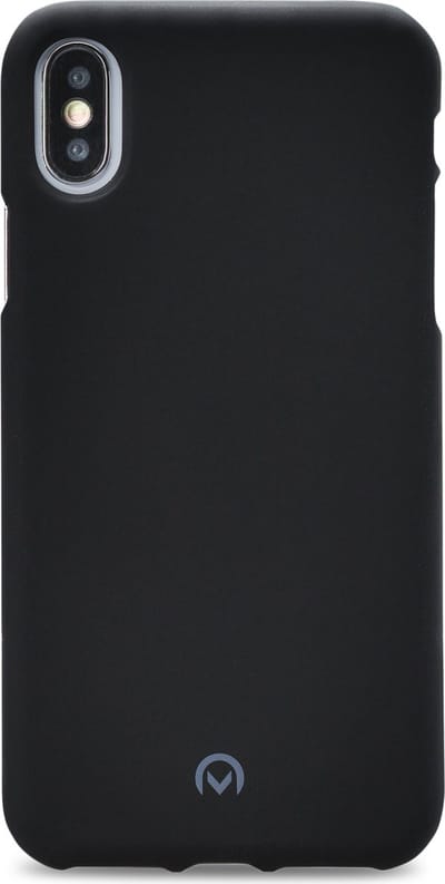 Mobilize Hoesje geschikt voor Apple iPhone XS Max Telefoonhoesje Flexibel TPU | Mobilize Gelly Backcover | iPhone XS Max Case | Back Cover - Matt Black | Zwart