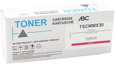 ABC huismerk Toner magenta geschikt voor Sharp MX-C250F MX-C250FE MX-C300P MX-C300W MX-C301W MX-C302W MX-C303W