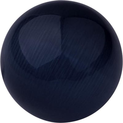 Quiges Verwisselbare Ring Steen Bolletje 12mm - Cateye Donkerblauw - E12RHR008