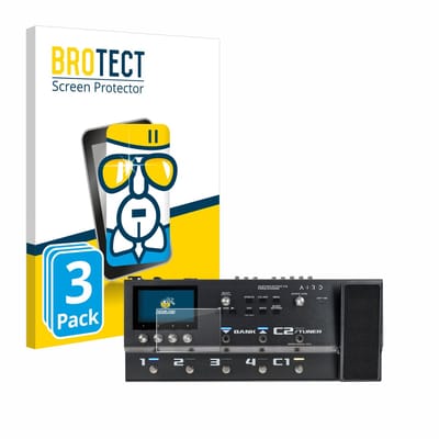 Screenprotector 3 Stuks voor Boss GX-100 Beschermglas transparant