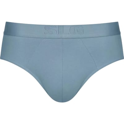 Sloggi Men SLG Base Soft Brief - heren slip (2-pack) - licht- en middenblauw