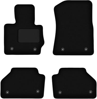 Zwarte velours vloermatten voor: BMW X3 F25 SUV (2010-2017)