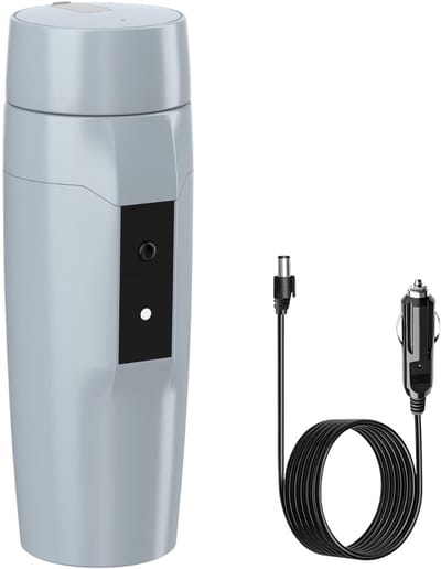 Draagbare Waterkoker - 12V Waterkoker - Reiswaterkoker - 80W - Mini Elektrische Waterkoker - Automatische Uitschakeling - Auto Waterkoker - Thee Koffie Mok