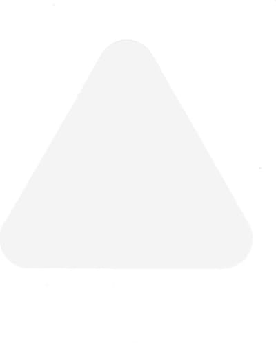 Haaientanden (20 stuks) - Wit 130 x 116 mm Anti-slip-vloersticker