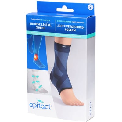 Epitact® Ondersteunende Enkelbandage Lichte Verstuiking - Oedeem Maat 2 1 Verband(en)