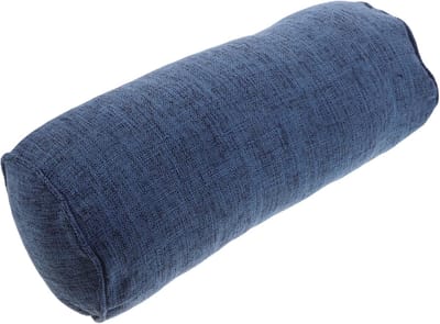 Yoga Kussen Cilinder - Rond Steunkussen - Diepe Stretches - Ergonomische Ondersteuning - 40 x 15 cm - Blauw
