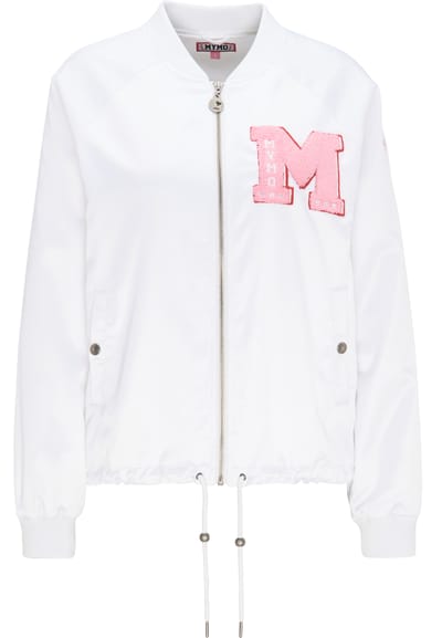 Mymo Satijnen blouson Dames wit