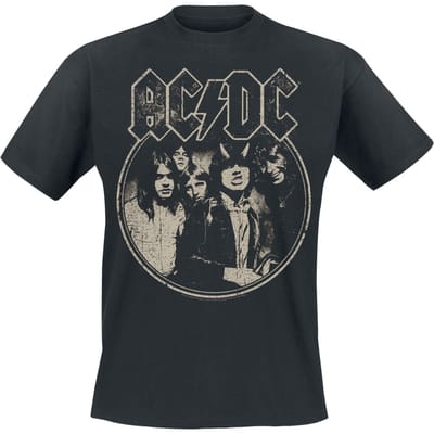 AC/DC North American Tour 1979 Heren T-shirt - zwart - S