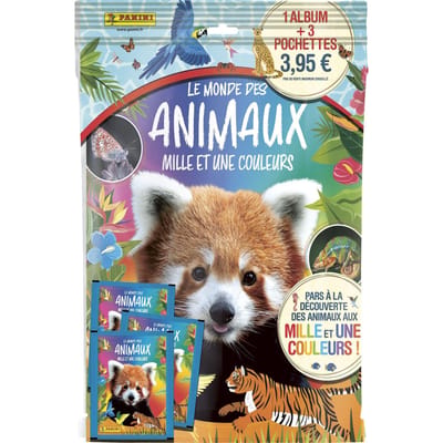 Startpakket - PANINI - Dieren 2025 - Album + 3 pakjes - 15 stickers