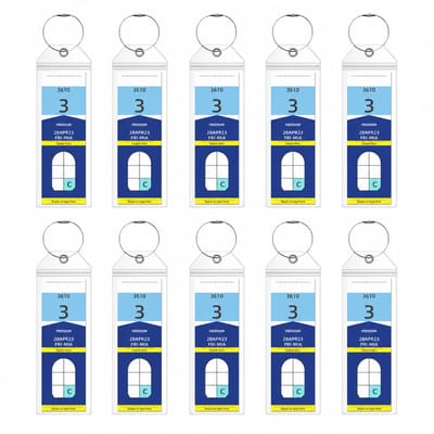 10 Stuks Cruise Bagagelabels - Waterdichte PVC Cruise Schip Bagagelabels S