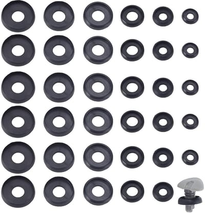 Inovra- Veiligheidsogen 60 Stuks - Plastic Ogen - Veiligheidsneusjes - Poppen Ogen - Vulling voor Knuffels - Diverse Maten 10-20 mm - Poppenogen