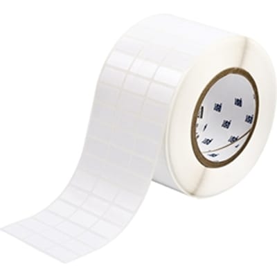Brady THT-5-423-10 label polyester glanzend wit 25,40 x 12,70 mm (origineel)