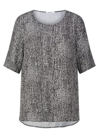 Blouse Van Peter Hahn zwart