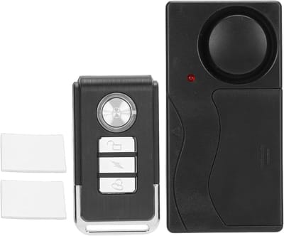 Draadloos Fietsalarm - Anti-diefstal Alarm - Beveiliging Voertuigen - 10 Gevoeligheidsniveaus - 113dB - Zwart