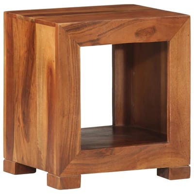 vidaXL - Bijzettafel - 37x29x40 - cm - massief - acaciahout