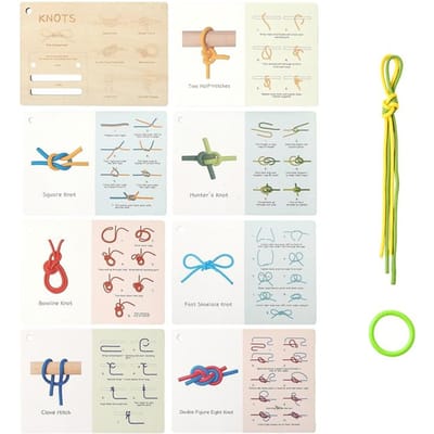 Knoop Leer Training Bord Knoop Leer Set Kind Educatief Speelgoed Kinderen Cadeau Levensvaardigheden Training Ontwikkelt Logisch Denken