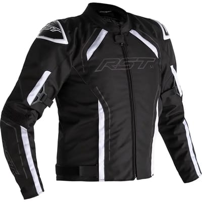 RST S-1 Textiele Jas Zwart Wit - Maat 38 - Jas