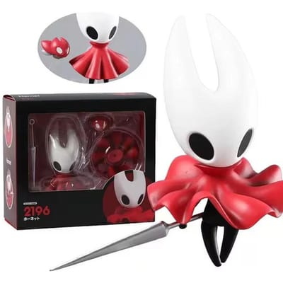 Op voorraad Hollow Knight The Knight 2195 Hornet 2196 Schattige Actiefiguur Figuur Speelgoed Computer Bureau Decoraties Pop Cadeau With box gray