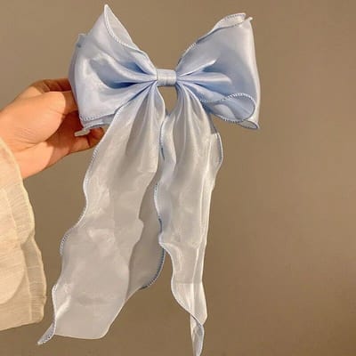Pince à cheveux princesse multicouche, ruban nacré, épingles à cheveux de printemps, couvre-chef coréen pour femmes et filles, accessoires de cheveux color