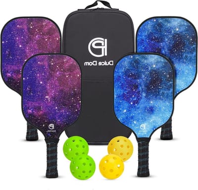 Pickleball Paddles Set - Pickleball Rackets - Sport en Spel - USAPA Goedgekeurd - 10.63 x 8.1 inch - Multi