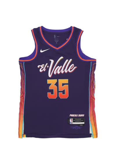 Basketbaltanktop voor heren Nba City Edition 2023 Dri-fit Swingman Jersey nr. 35 Kevin Durant Phosun Ink