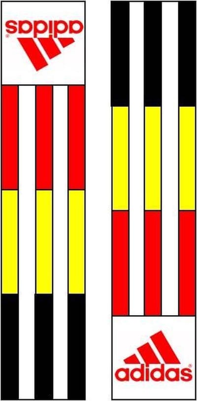 Adidas-schouderlabels voor je judopak | Belgische vlag