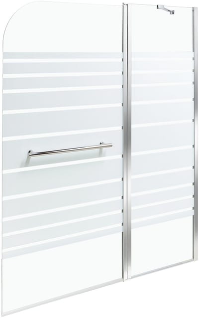 TUAPI - Douchescherm - Zilver - 100 x 140 cm - Veiligheidsglas