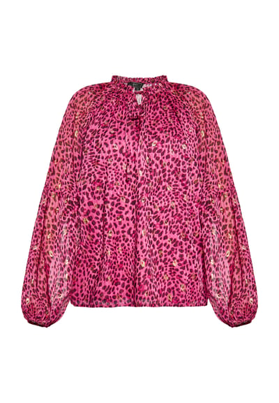 Faina Blouse shirt Dames Roze Veelkleurig