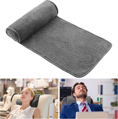 Verstelbaar Neksteun Kussen voor Fauteuil en Bank - Zachte Fleece Hoofdsteun