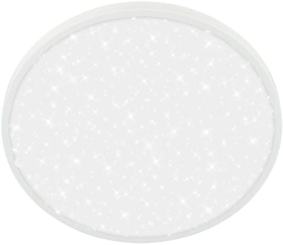 BRILONER Competo – LED Plafondlamp – neutral wit licht – met ster decor – woonkamerlamp met decoratieve rand – Ø33 cm