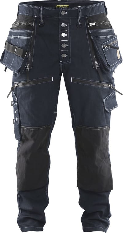 Blaklader Werkspijkerbroek Stretch X1900 1999-1141 - Mannen - Navy/Zwart - 48