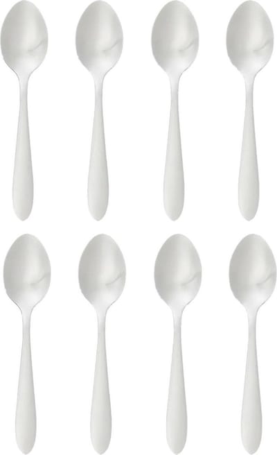 Secret de Gourmet Nevis koffie/thee lepels - 12x stuks - RVS - 14,5 cm - vaatwasserbestendig