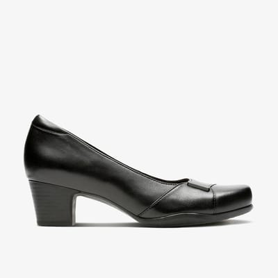 Rosalyn Belle Zwarte Leren Schoenen