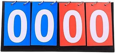 Scorebord met Cijfers - Puntenteller - Sportwedstrijden Bijhouden - Multifunctioneel Ontwerp - 36 x 17 cm - Meerdere Kleuren
