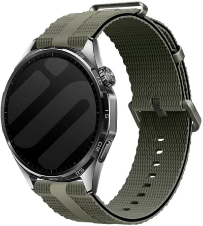 Strap-it Milanees bandje geschikt voor Samsung Galaxy Watch 7 (40/44mm) / Galaxy Watch 6 (Classic) / Galaxy Watch 5 (Pro) / Galaxy Watch 4 / Watch 3 / Watch FE / Polar Ignite 3-2 / Pacer / Unite / Huawei GT3 - GT2 / Amazfit GTS 4-3-2 - Legergroen