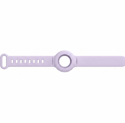 Premium Siliconen Armband geschikt voor Apple AirTag voor Kinderen - Paars - AirTag-sleutelhanger Hoesje Kind - Polsband GPS Horloge Kind - Tracker Houder Armband - Trackers Band - Kinder Horloge - Peuter - Polsband GPS Horloge Senioren - DELAGO