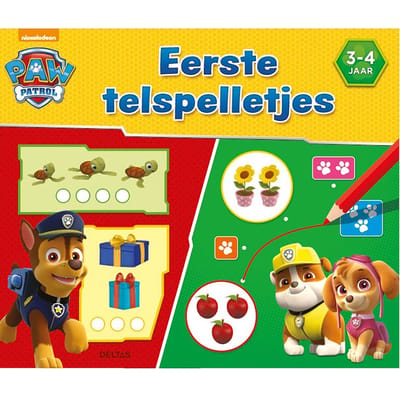 Deltas PAW Patrol eerste telspelletjes (3-4j) Educatieve boeken (spelletjes en raadsels)