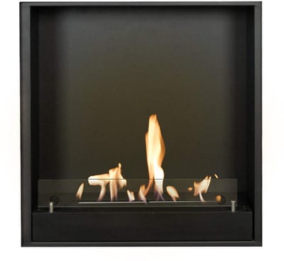 Xaralyn Bio-ethanol haard - Inbouwunit - L FP - 3 KW verwarming - makkelijk inbouwen - veilig open vuur - keramische bio-ethanol brander