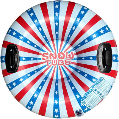 Opblaasbare skiring PVC-sledebuis Dikkere sneeuwbuis Wintersneeuwbuis met handvat Type 2 blue