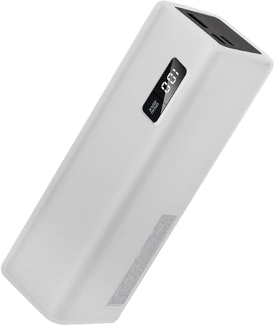 kwmobile Siliconen powerbank hoes voor CUKTECH Power Bank 20000mAh (PB200) case - battery case - Powerbank beschermhoes in transparant