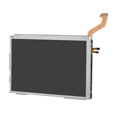 Dailygoods- LCD Scherm Vervanging - Compatibel met 3DS XL - Nieuwe Toestand - Afmeting 123 x 77 x 4mm - Zwart/Zilver - Professionele Installatie Aanbevolen - Schermvervanging