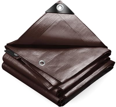 Waterdicht afdekzeil voor buiten 4x8m - PE 240 g/m² met UV-bescherming