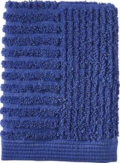 Zone Denmark Classic Washandjes - 30 x 30 - Gezichtsdoekjes Hotelkwaliteit - Hoge Absorptie - 100% katoen - 600 g/m2 - Indigo Blue (blauw)