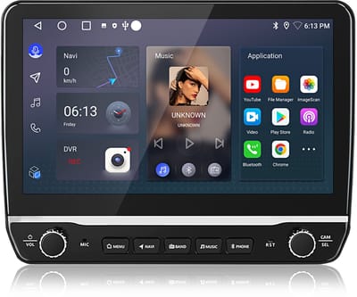 Junsun Android 15 Autoradio Geschikt voor Citroën Berlingo II (B9) 2008-2017 Accessoires, 2GB+64GB, Draadloze CarPlay & Andriod Auto, DAB+, GPS-navigatiesysteem, Bluetooth, Stuurwielbediening, WiFi, 10,1-inch Touchscreen, DSP, Quad-core processor