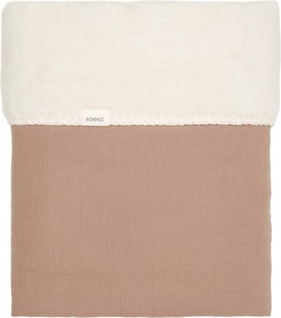 Koeka wiegdeken teddy Faro caffe 75x100