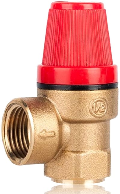 Store_8 - 1/2 inch veiligheidsventiel - Messing drukregelventiel - Compact en lichtgewicht - G1/2 inch binnendraad - Voor drinkwater, olie en gas -...
