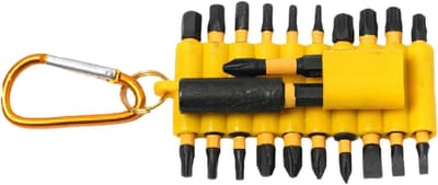 Schroevendraaierbits Set - Precisie Bits - Reparaties Uitvoeren - S2-Staal Materiaal - 22 Delig - Zwart