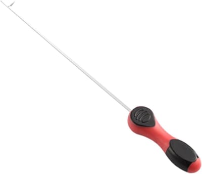 Vis aas gereedschap - Aasnaald boor - Aas bevestigen - Roestvrij staal - 16 cm naald - Zilverkleurig