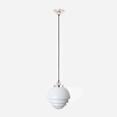 Hanglamp aan snoer Citrus Small 20's Nikkel - Art Deco Trade