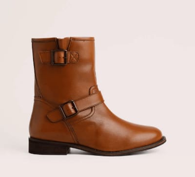 5pm Dames Enkellaars | Cognac | Maat: 39